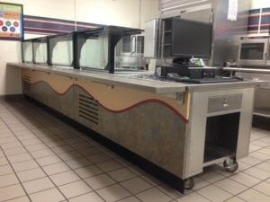 New Serving Line Installation